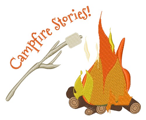 Campfire Stories Machine Embroidery Design