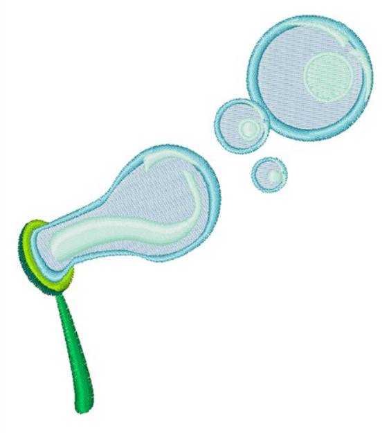 Picture of Bubbles Machine Embroidery Design