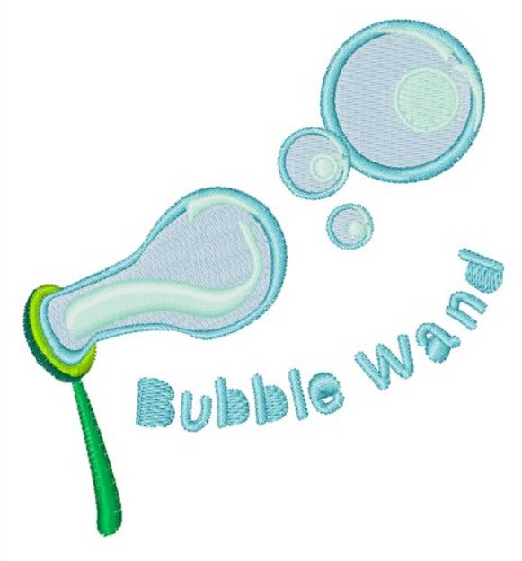 Picture of Bubble Wand Machine Embroidery Design