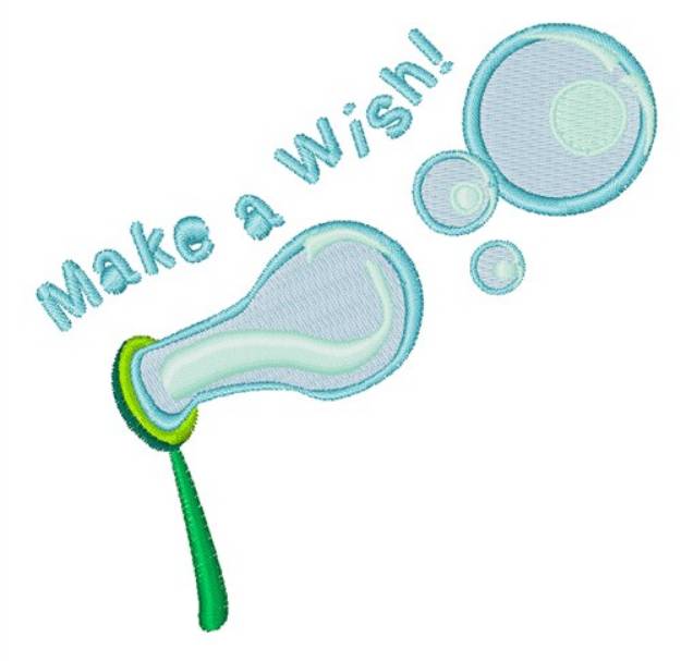 Picture of Make A Wish Machine Embroidery Design