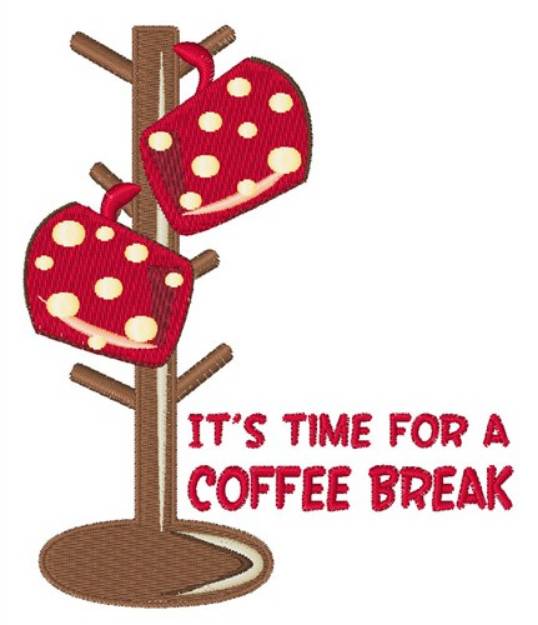 Picture of Coffee Break Machine Embroidery Design