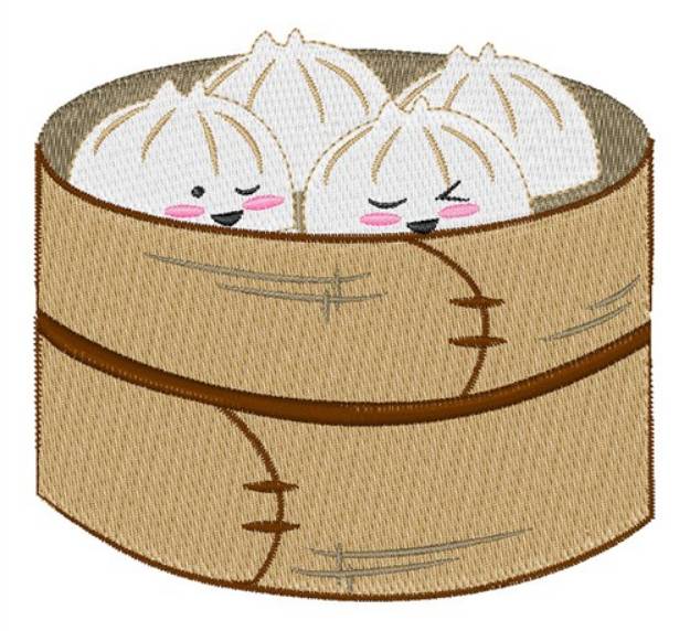 Picture of Dumplings Machine Embroidery Design