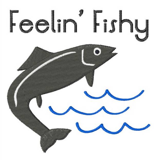 Picture of Feelin Fishy Machine Embroidery Design