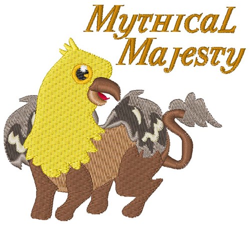 Mythical Majesty Machine Embroidery Design