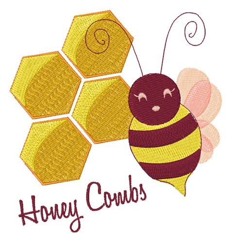 Honey Combs Machine Embroidery Design