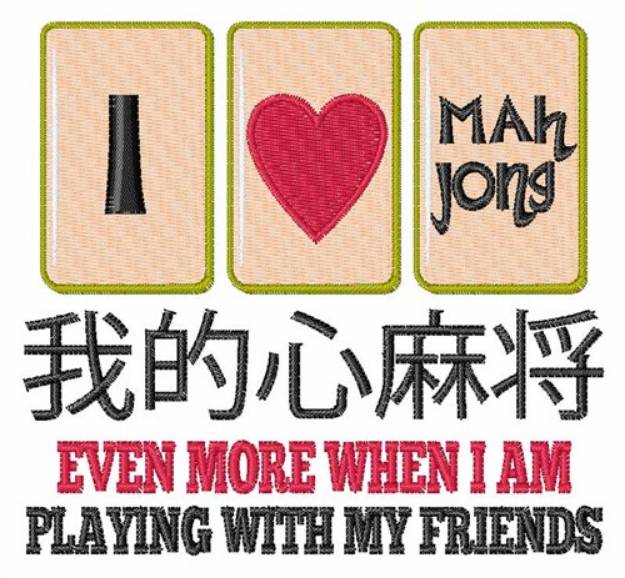 Picture of Mah Jong & Friends Machine Embroidery Design