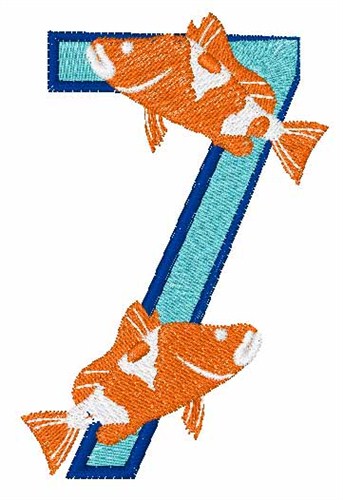 Double Fish 7 Machine Embroidery Design