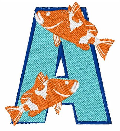 Double Fish A Machine Embroidery Design