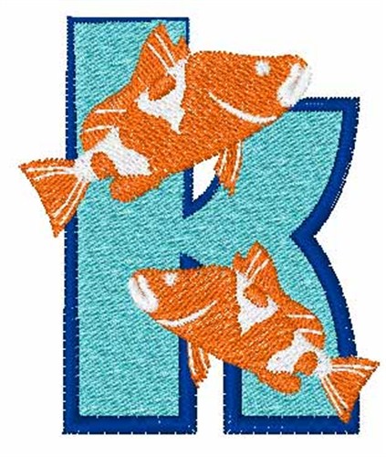 Double Fish k Machine Embroidery Design