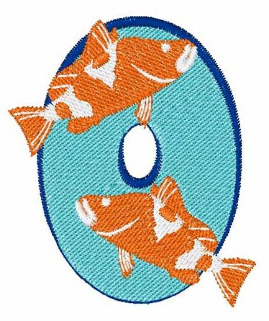Picture of Double Fish O Machine Embroidery Design