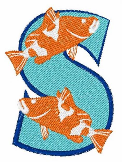 Picture of Double Fish S Machine Embroidery Design