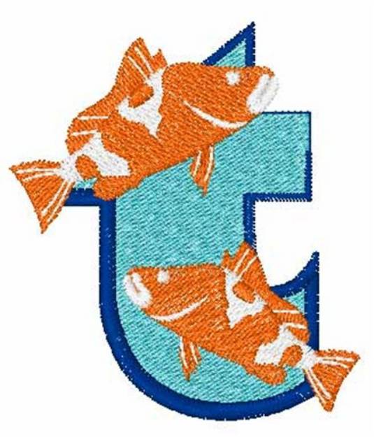 Picture of Double Fish t Machine Embroidery Design