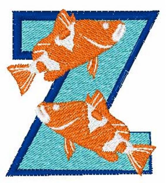 Picture of Double Fish z Machine Embroidery Design