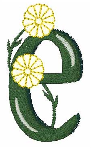 Yellow Flower e Machine Embroidery Design