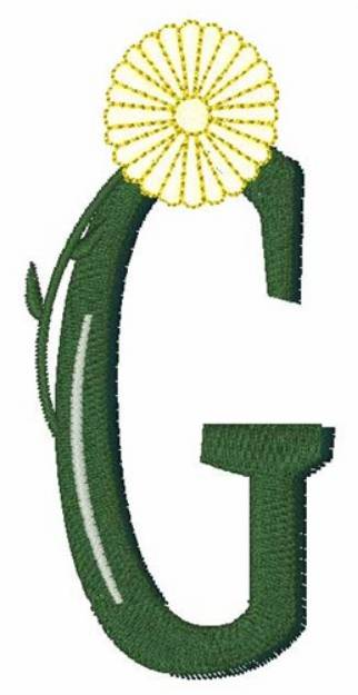 Picture of Yellow Flower G Machine Embroidery Design