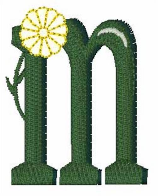 Picture of Yellow Flower m Machine Embroidery Design