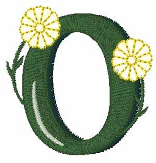 Picture of Yellow Flower o Machine Embroidery Design