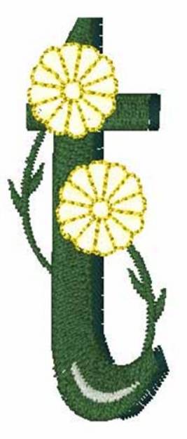 Picture of Yellow Flower t Machine Embroidery Design