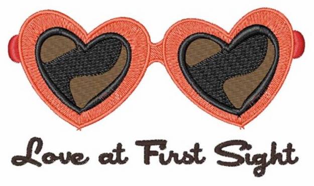 Picture of Love At First Sight Machine Embroidery Design