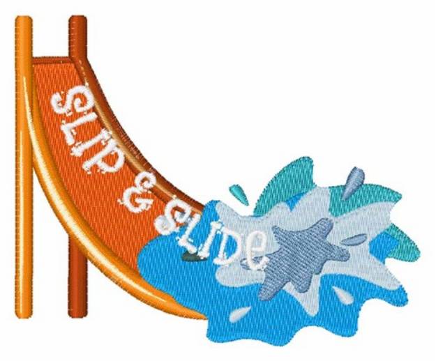 Picture of Slip And Slide Machine Embroidery Design