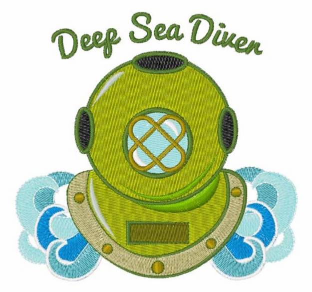 Picture of Deep Sea Diver Machine Embroidery Design