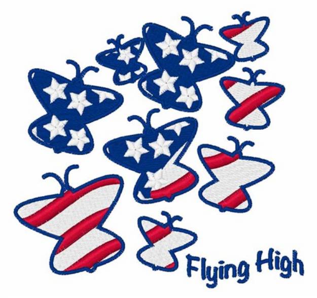 Picture of Flying High Machine Embroidery Design