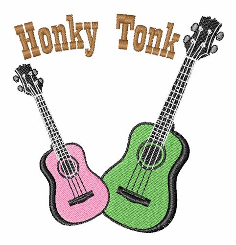 Honkey Tonk Machine Embroidery Design