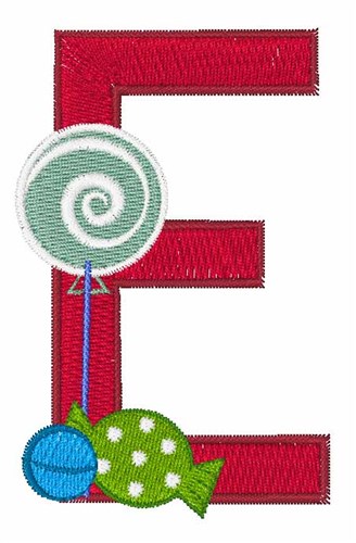 Hard Candy E Machine Embroidery Design