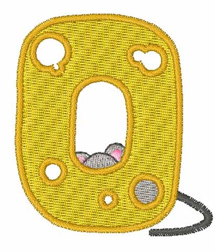 Mouse Cheese o Machine Embroidery Design