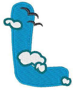 Picture of Sky Cloud L Machine Embroidery Design