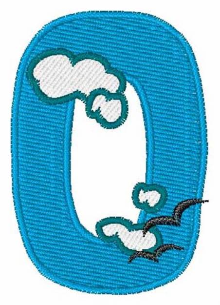 Picture of Sky Cloud O Machine Embroidery Design