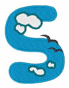 Picture of Sky Cloud S Machine Embroidery Design