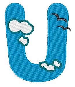 Picture of Sky Cloud U Machine Embroidery Design