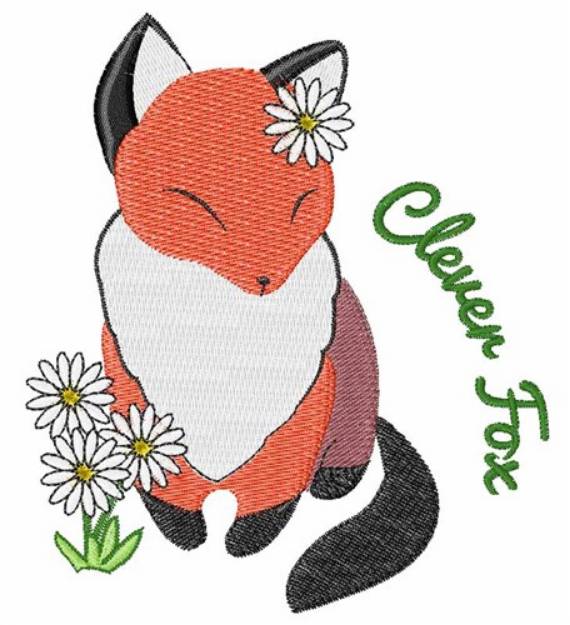 Picture of Clever Fox Machine Embroidery Design