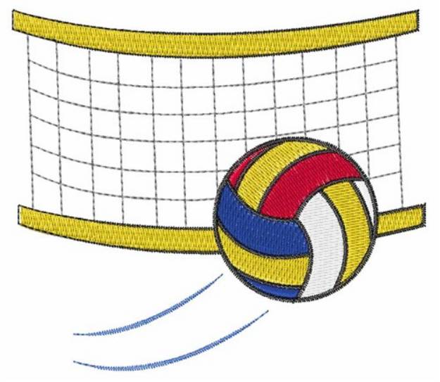 Picture of Volleyball Net Machine Embroidery Design