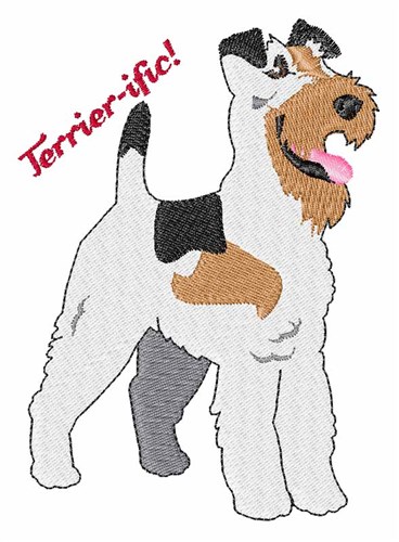 Terrier-ific! Machine Embroidery Design