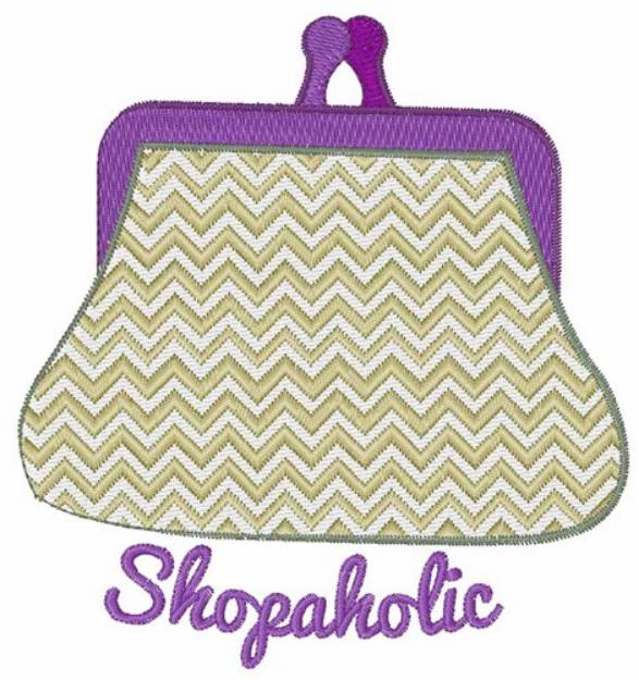 Picture of Shopaholic Purse Machine Embroidery Design