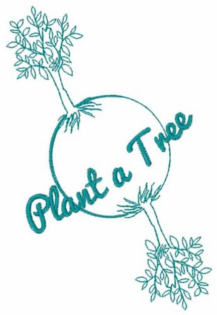 Picture of Plant a Tree Machine Embroidery Design