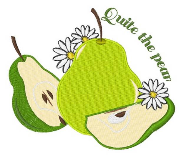 Picture of Quite the Pear Machine Embroidery Design