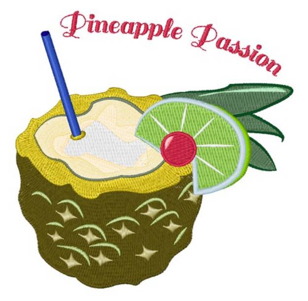 Picture of Pineapple Passion Machine Embroidery Design