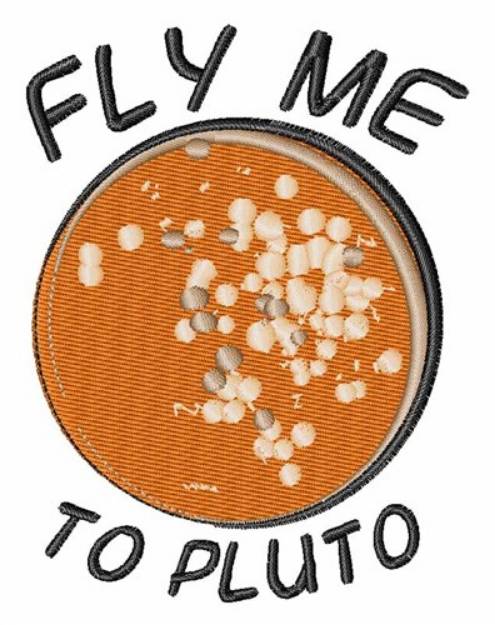 Picture of Fly to Pluto Machine Embroidery Design