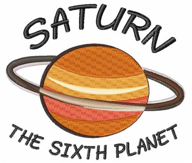 Picture of Sixth Planet Machine Embroidery Design