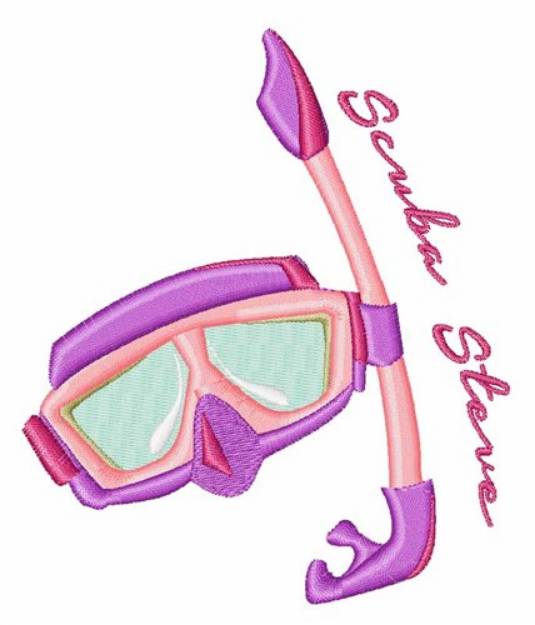 Picture of Scuba Steve Machine Embroidery Design