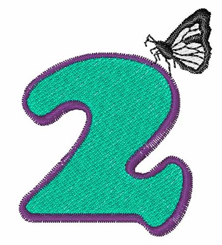 Butterfly-Font 2 Machine Embroidery Design