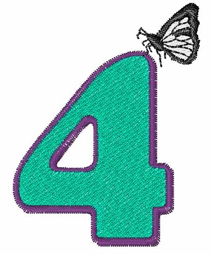 Butterfly-Font 4 Machine Embroidery Design