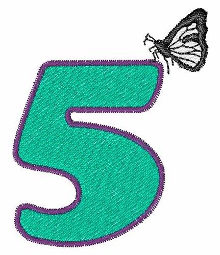 Butterfly-Font 5 Machine Embroidery Design