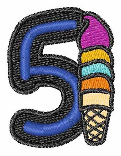 Picture of Ice-Cream-Font 5 Machine Embroidery Design