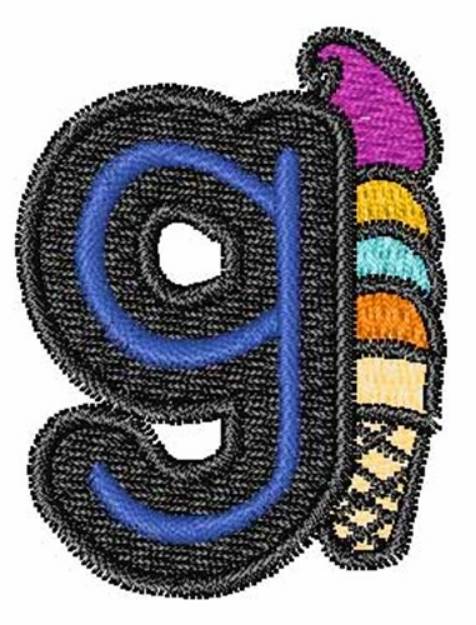 Picture of Ice-Cream-Font g Machine Embroidery Design