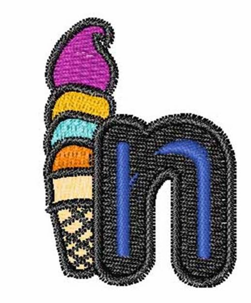 Picture of Ice-Cream-Font n Machine Embroidery Design