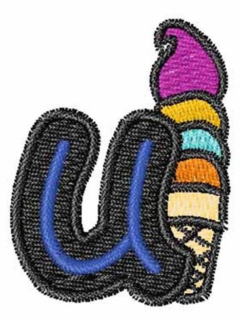 Picture of Ice-Cream-Font u Machine Embroidery Design